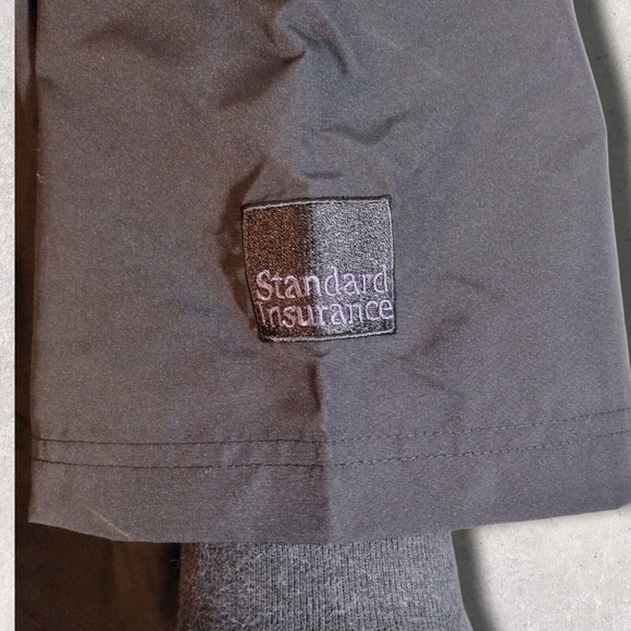 New Charles River Apparel Men's Windshirt, Black, Size L, Polyester with Pockets - Picture 5 of 11